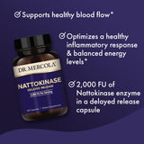 Dr. Mercola Nattokinase Multi-Enzyme Supplement capsule close-up