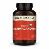 Dr. Mercola Organic Ashwagandha 800 mg Capsules front view