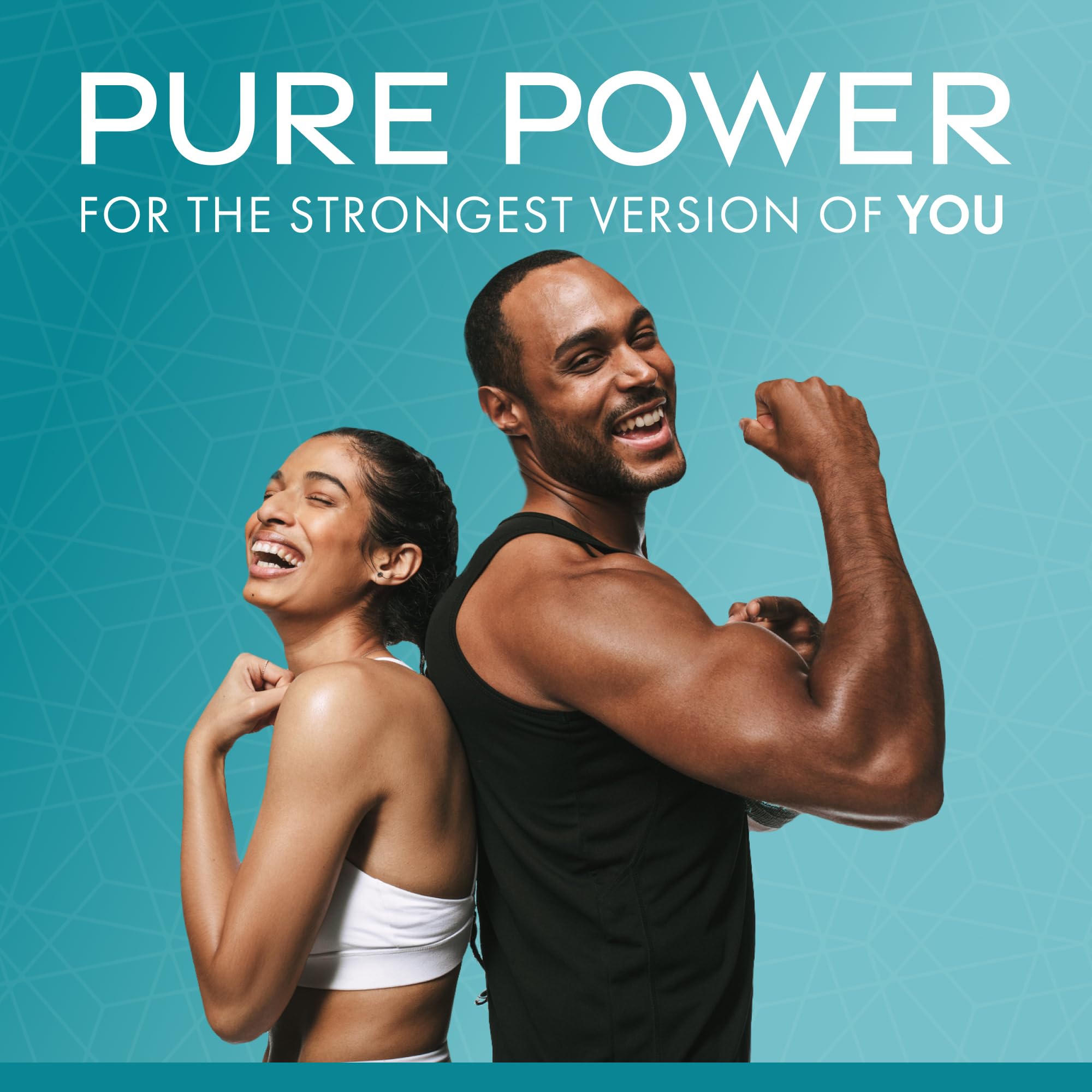Dr. Mercola Pure Power Creatine Monohydrate 640g in a shaker bottle
