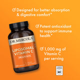 Dr. Mercola Vitamin C 1000mg Liposomal Capsules back view