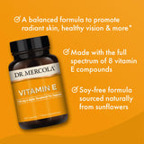 Dr. Mercola Vitamin E Complete Blend 120g packaging