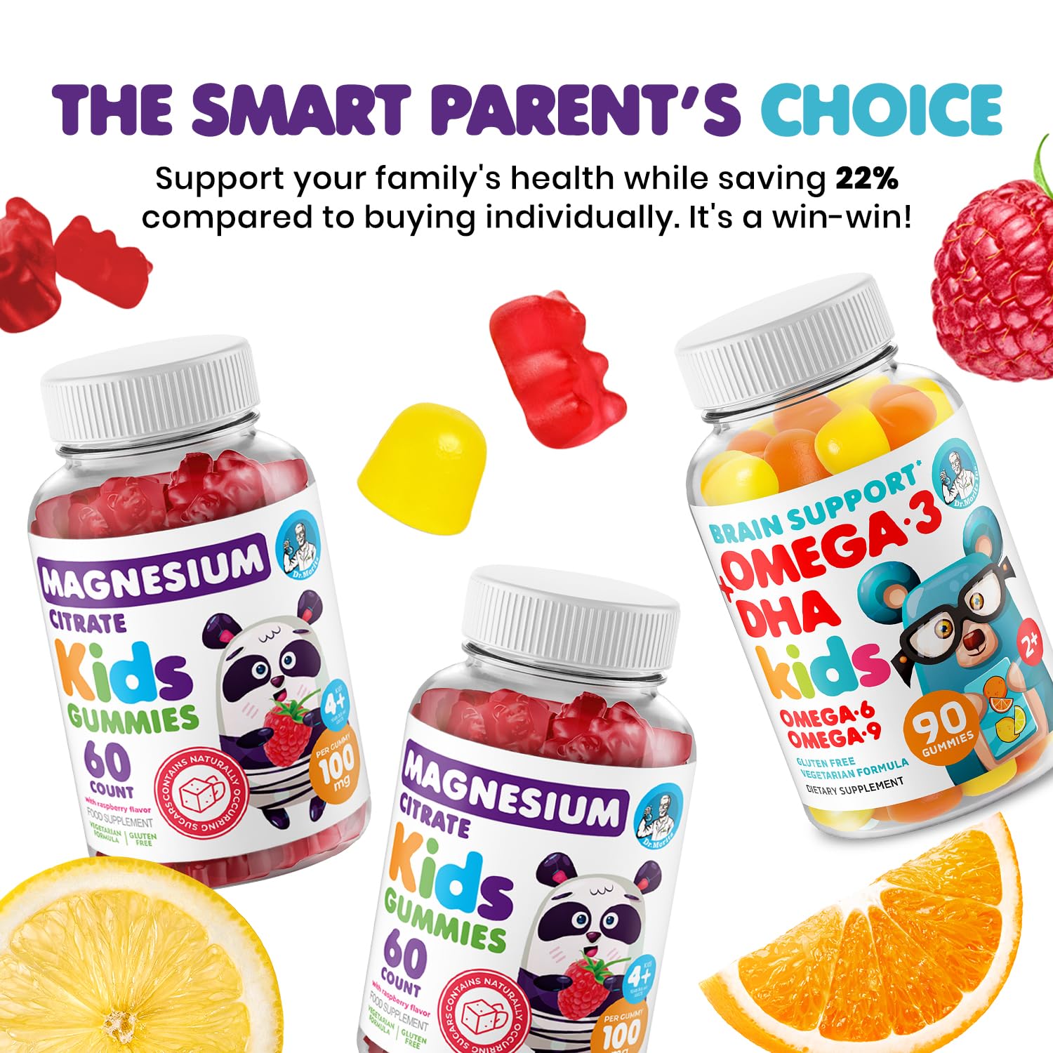 DR. MORITZ Kids Gummies in a child's hand