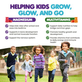 DR. MORITZ Kids Magnesium Gummies and Multivitamin together