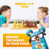 DR. MORITZ Kids Omega 3 Gummies displayed in a bowl
