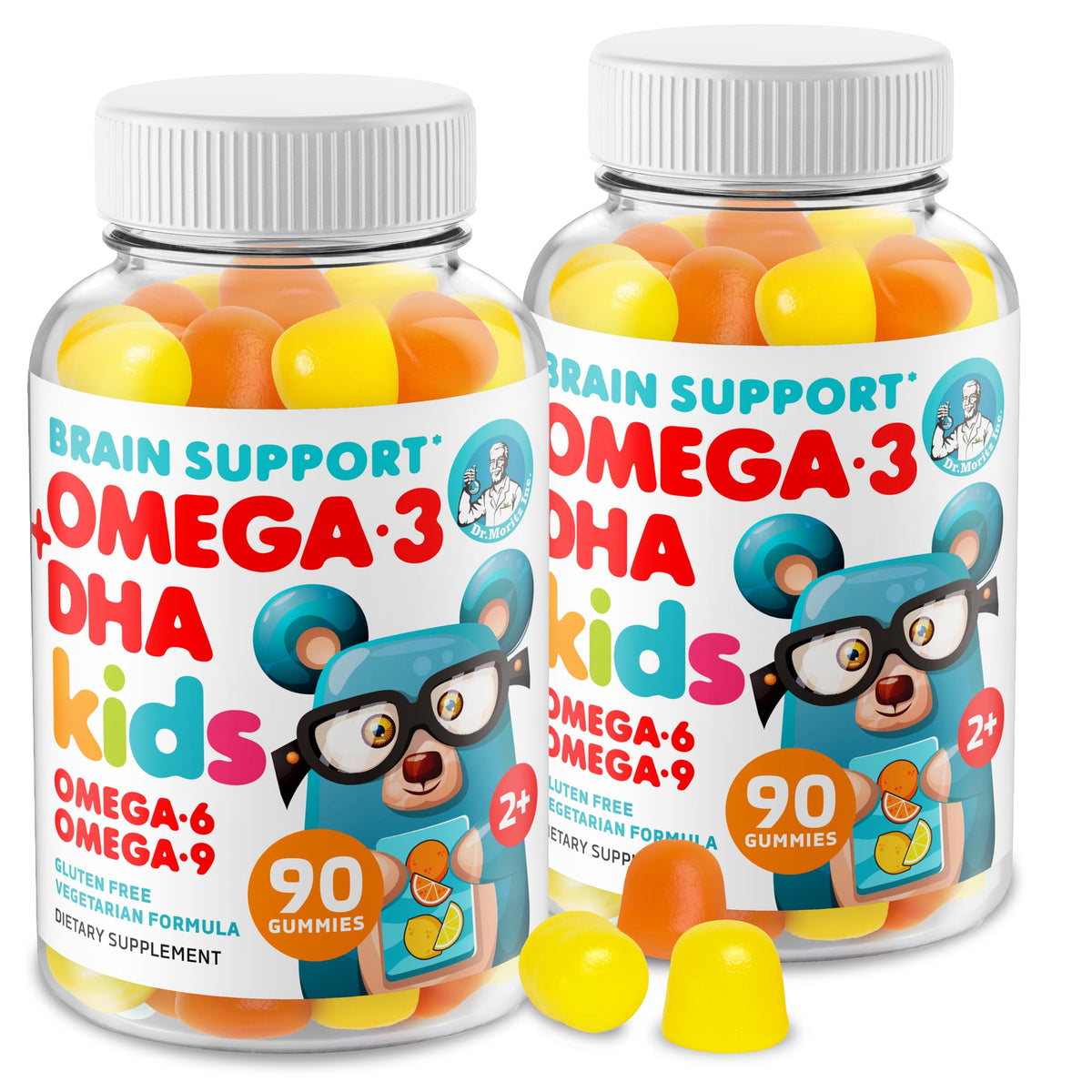 DR. MORITZ Kids Omega 3 Gummies front view packaging