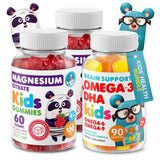 DR. MORITZ Kids Omega-3 Gummies front view with zesty lemon-orange flavour