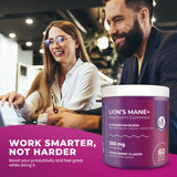 DR. MORITZ Lion’s Mane Mushroom Gummies with a measuring spoon