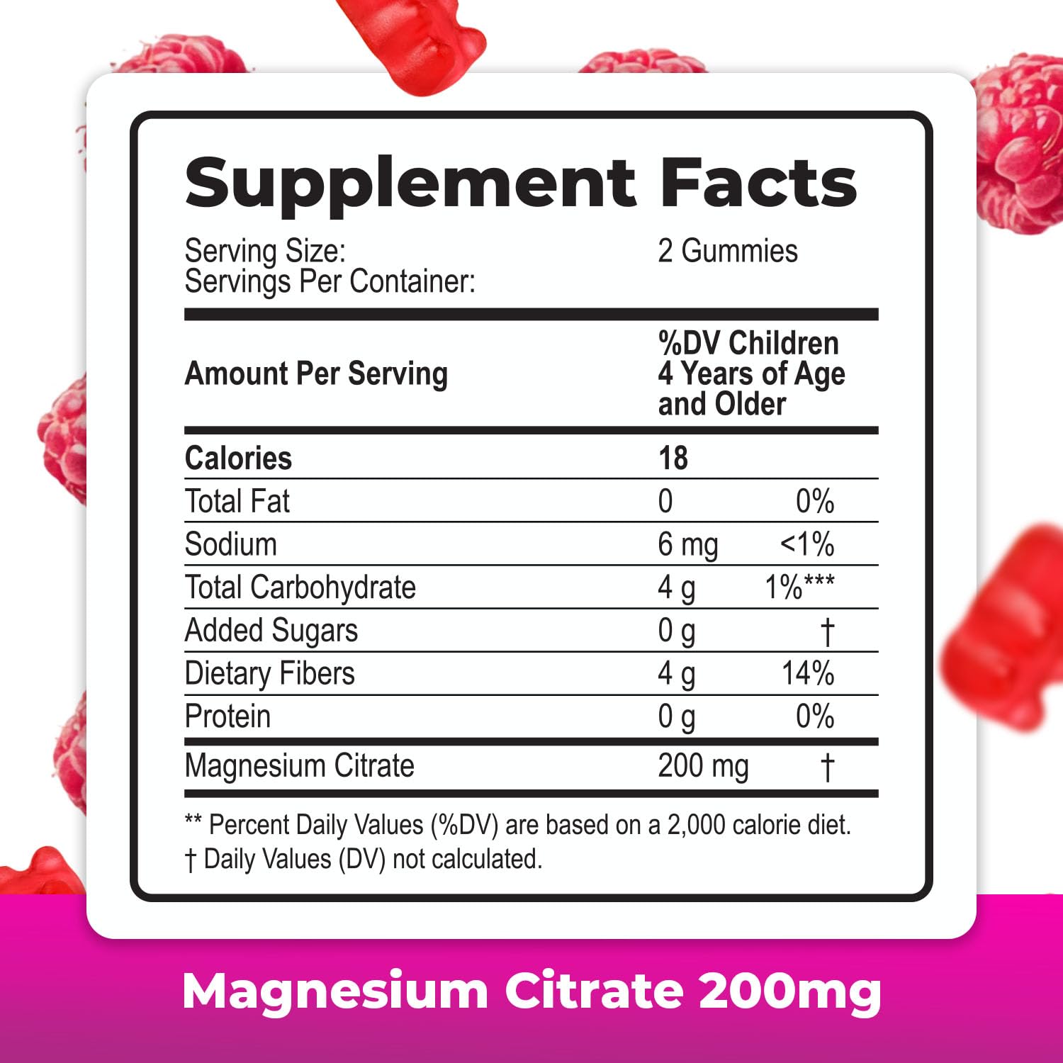DR. MORITZ Magnesium Gummies close-up of gummies