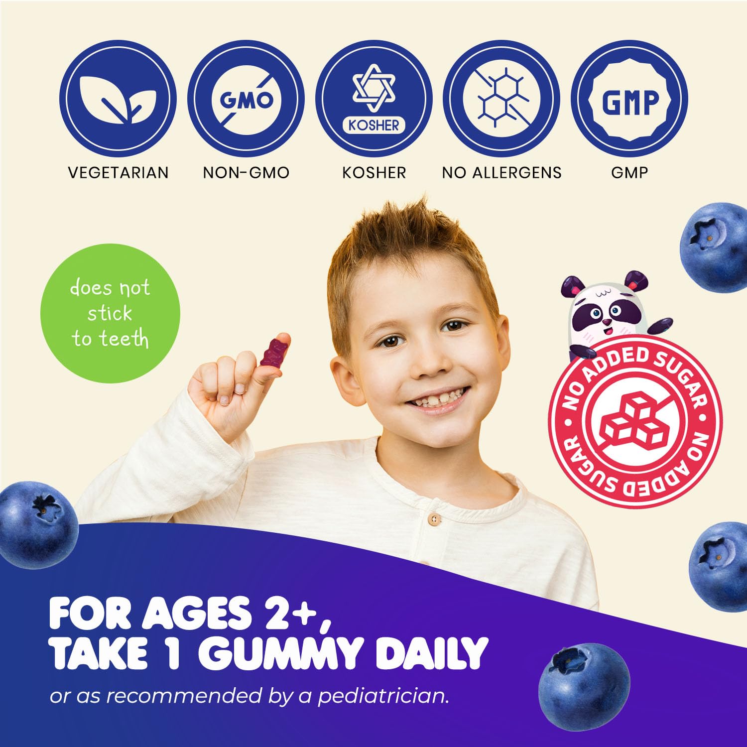 DR. MORITZ Magnesium Gummies for Kids on a kitchen table