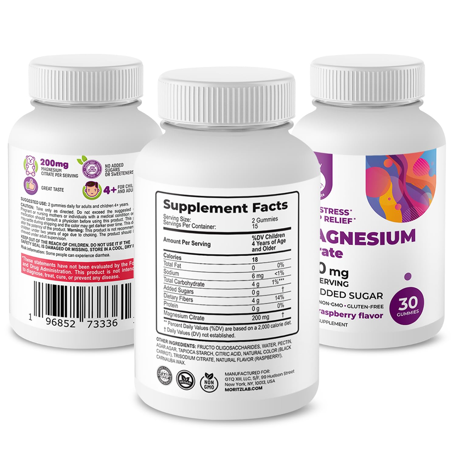 DR. MORITZ Magnesium Gummies ingredients list