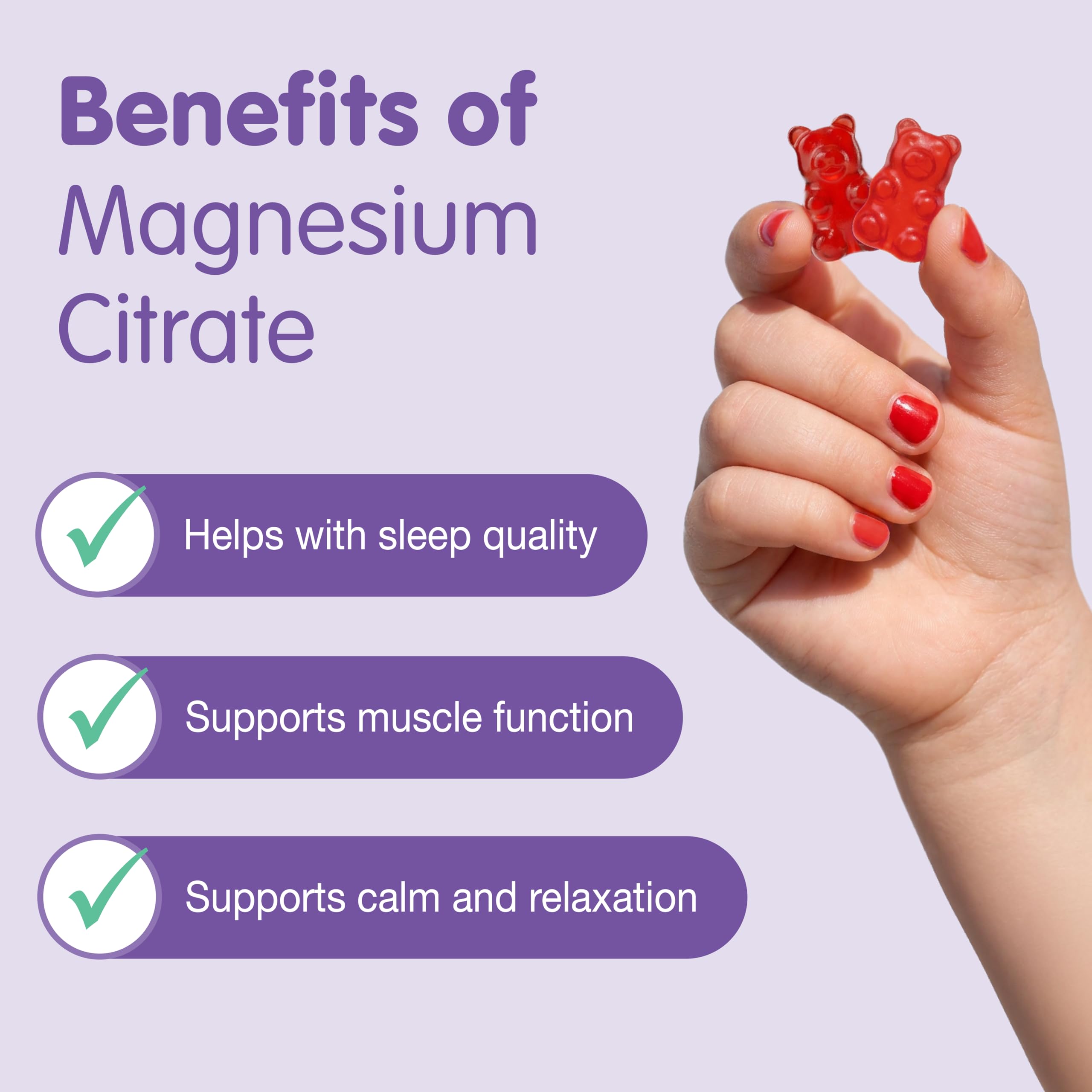 DR. MORITZ Magnesium Gummies packaging with nutritional information
