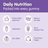 DR. MORITZ Magnesium Gummies raspberry flavour side view