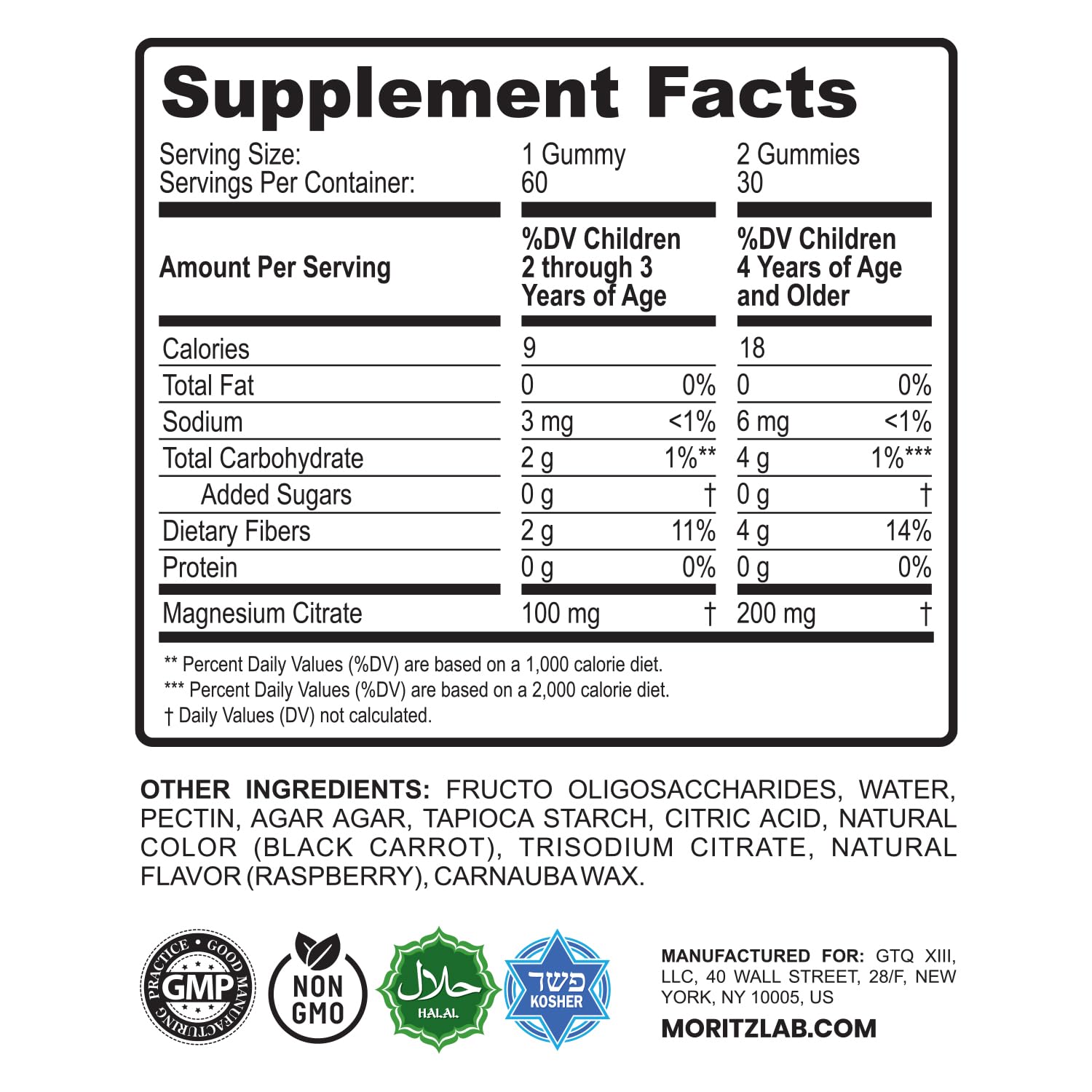 DR. MORITZ Magnesium Gummies with a spoon