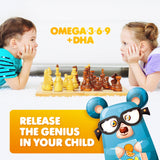 DR. MORITZ Omega 3 Gummies for Kids close-up of gummies