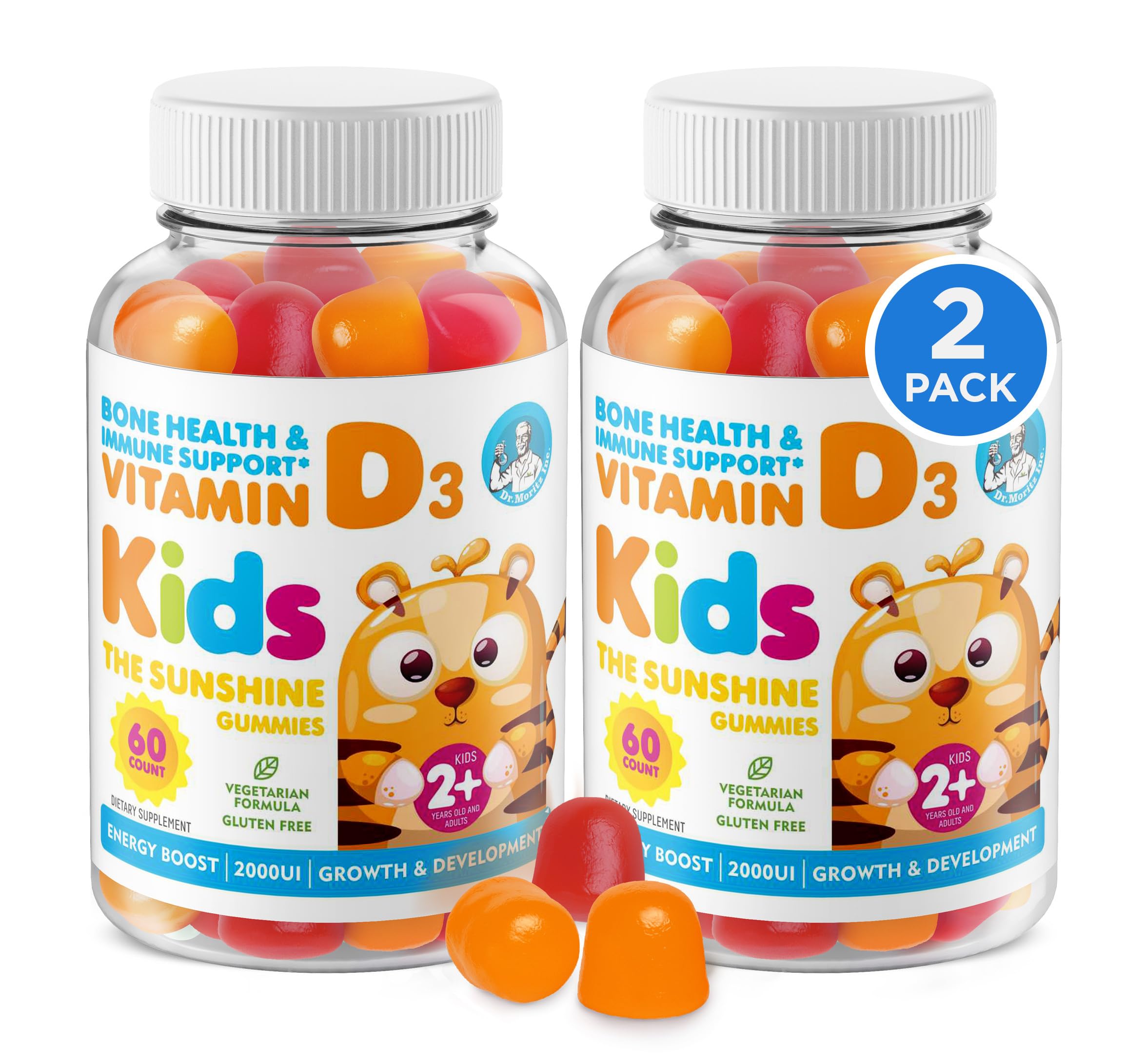 DR. MORITZ Vitamin D3 Gummies 2000 IU front view