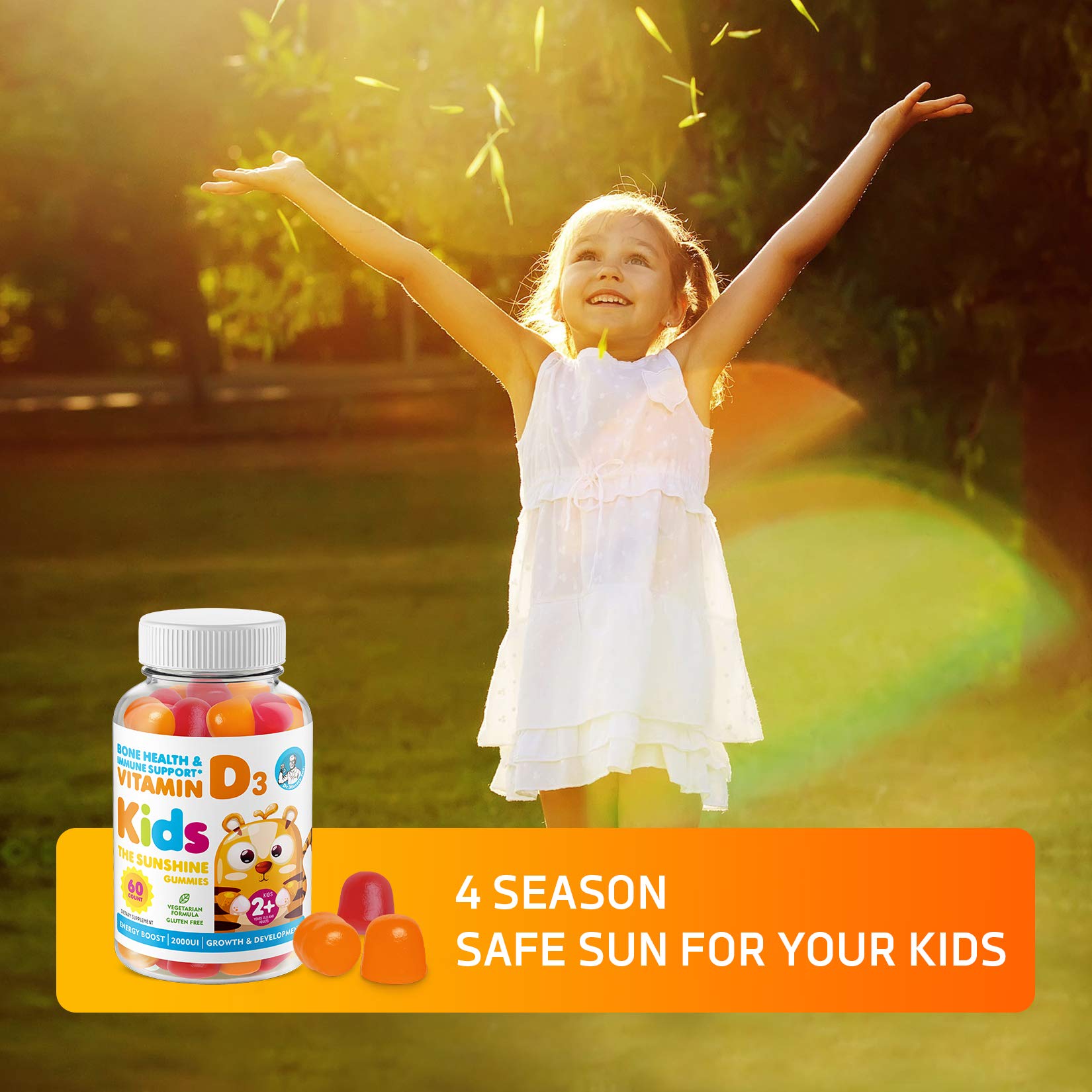 DR. MORITZ Vitamin D3 Gummies with assorted fruit flavours