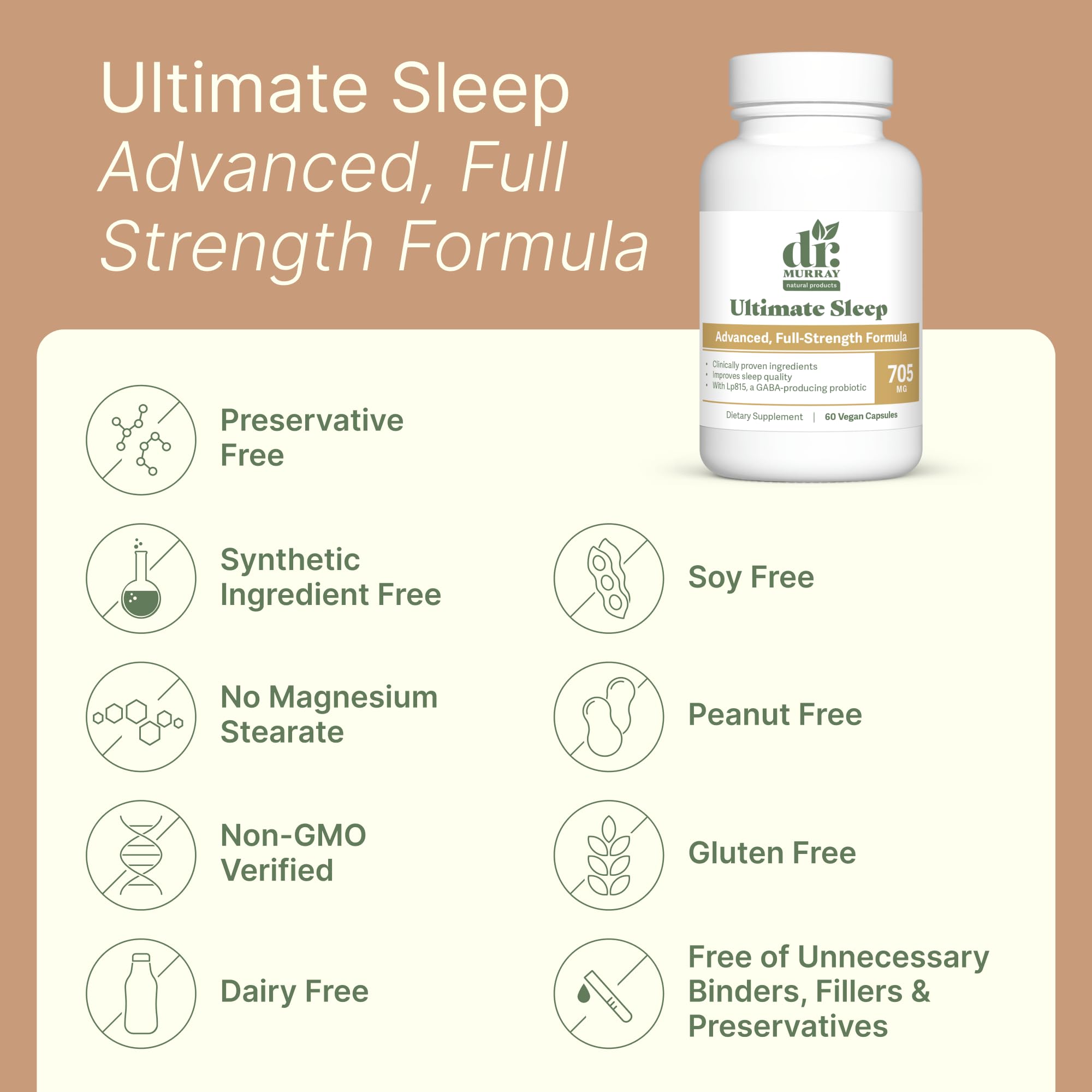 Dr. Murray Ultimate capsules in hand