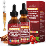 DR. MUSCLE'S Berberine Liquid Drops front view with packaging