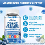 DR. MUSCLE'S D3K2 Liquid-Filled Gummies nutritional information