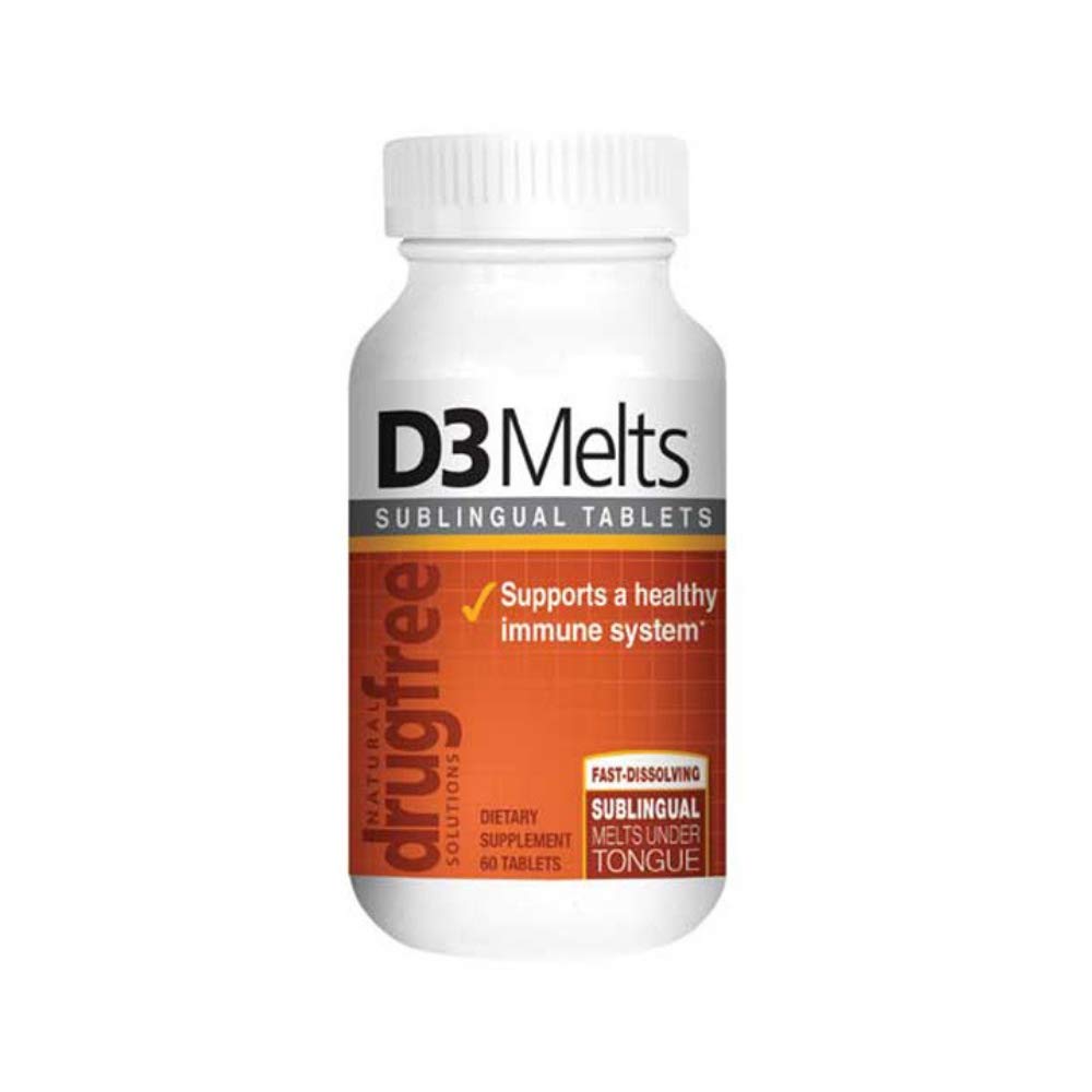 Dr Newtons Naturals Vitamin D3 Fast Melts front view