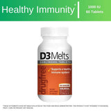 Dr Newtons Naturals Vitamin D3 Fast Melts packaging side view