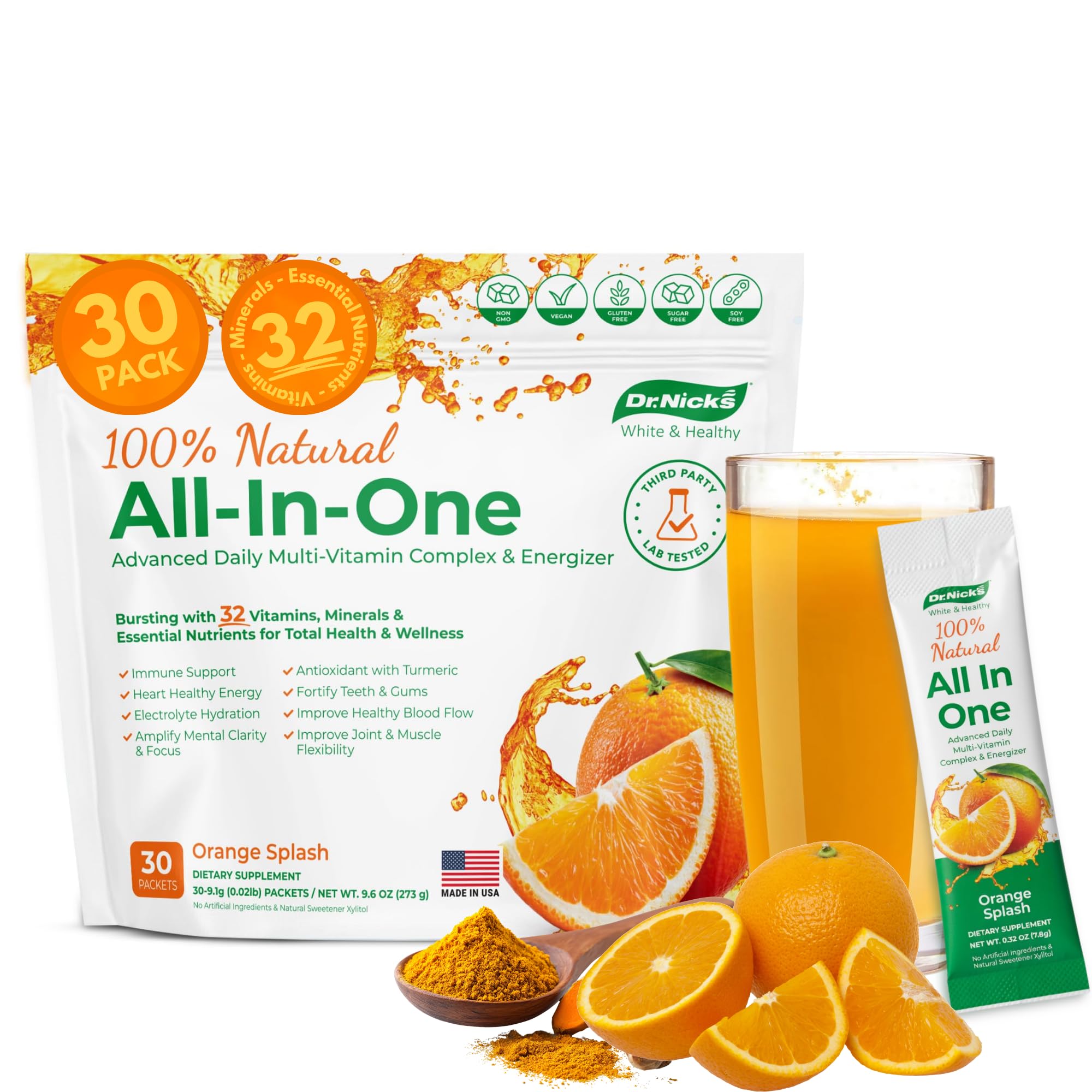 Dr.Nick's White & Healthy Women's Multivitamin front packaging view