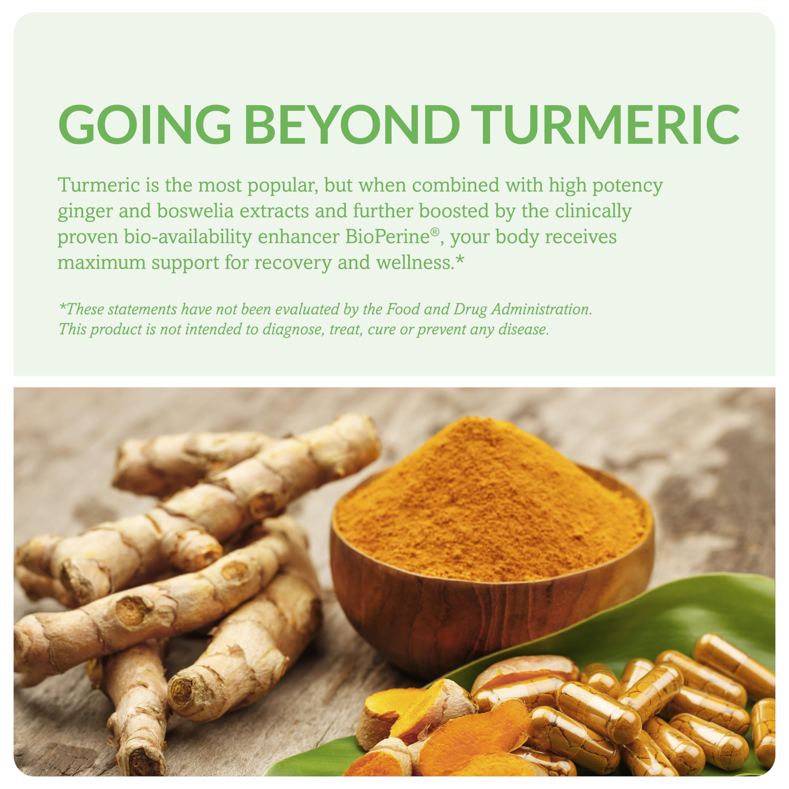 Dr. Olivia Naturals Turmeric 5-in-1 Complex 1500mg Capsules with packaging