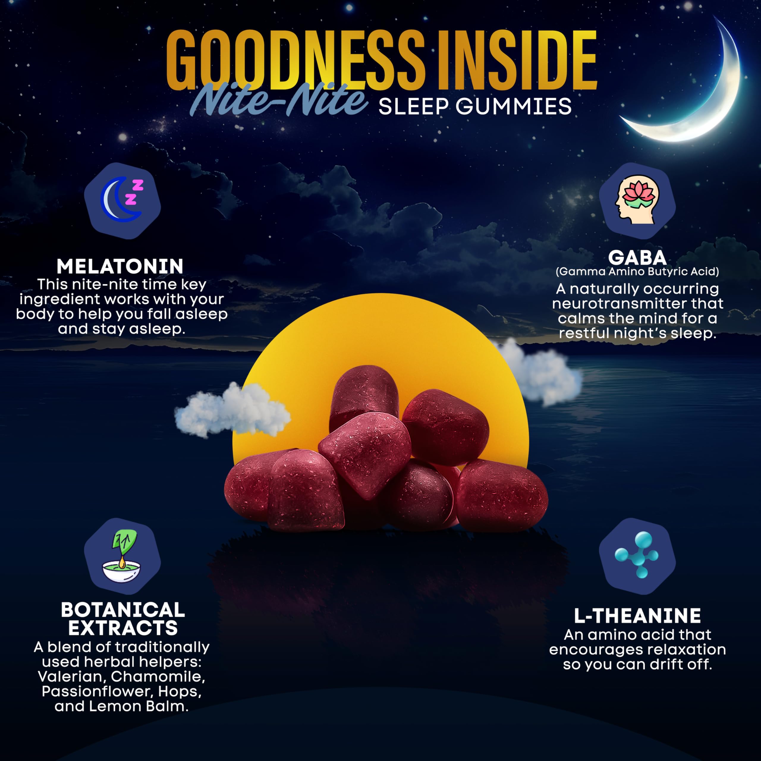 Dr. Price's Vitamins Sleep Gummies on a wooden table