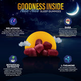 Dr. Price's Vitamins Sleep Gummies on a wooden table