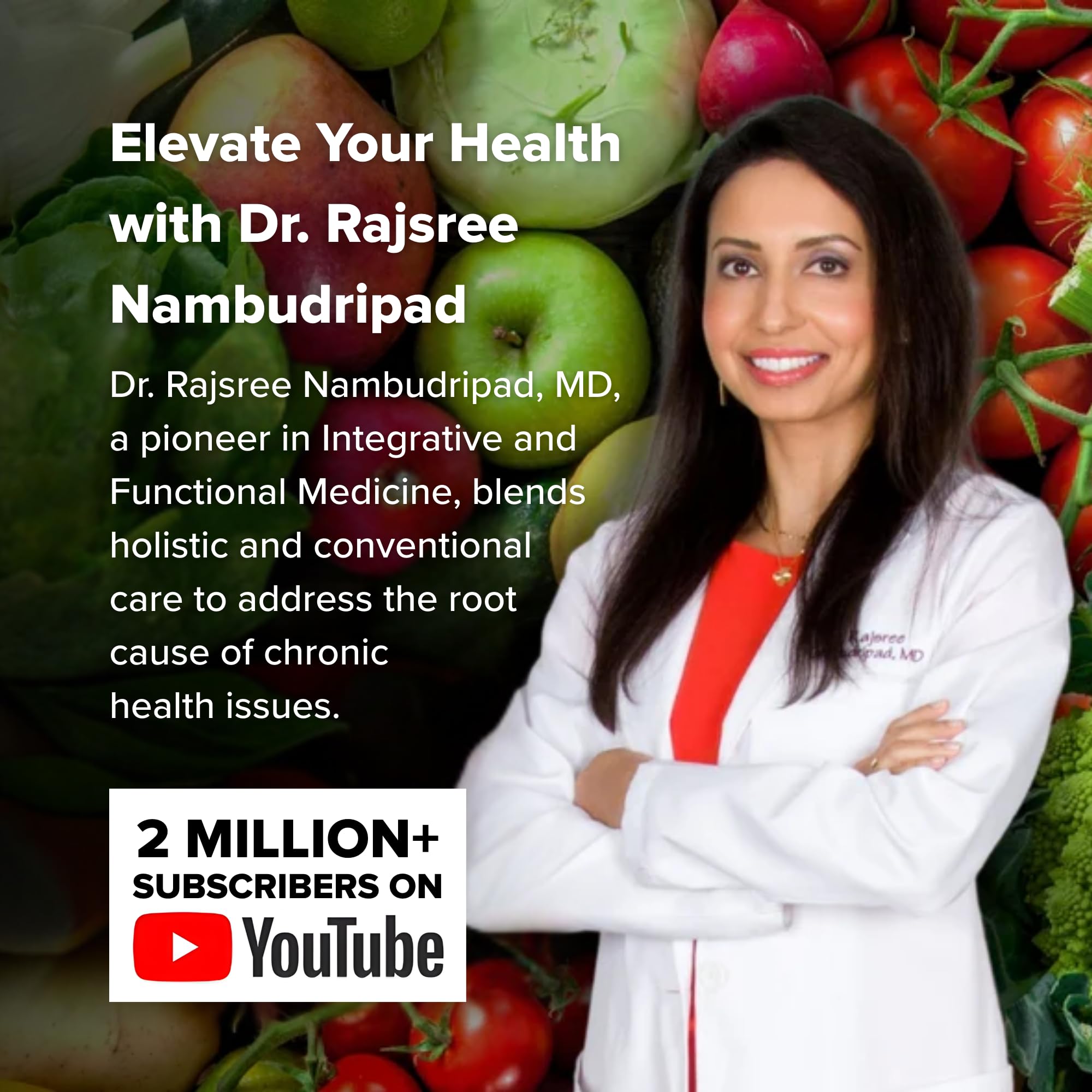 Dr. Rajsree daily Enzyme Pro side view of packaging