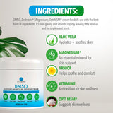 Dr. Robaina DMSO Cream close-up of texture on hand
