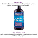 Dr's Advantage Liquid Folic Acid 800 MCG 8 oz with measuring cup