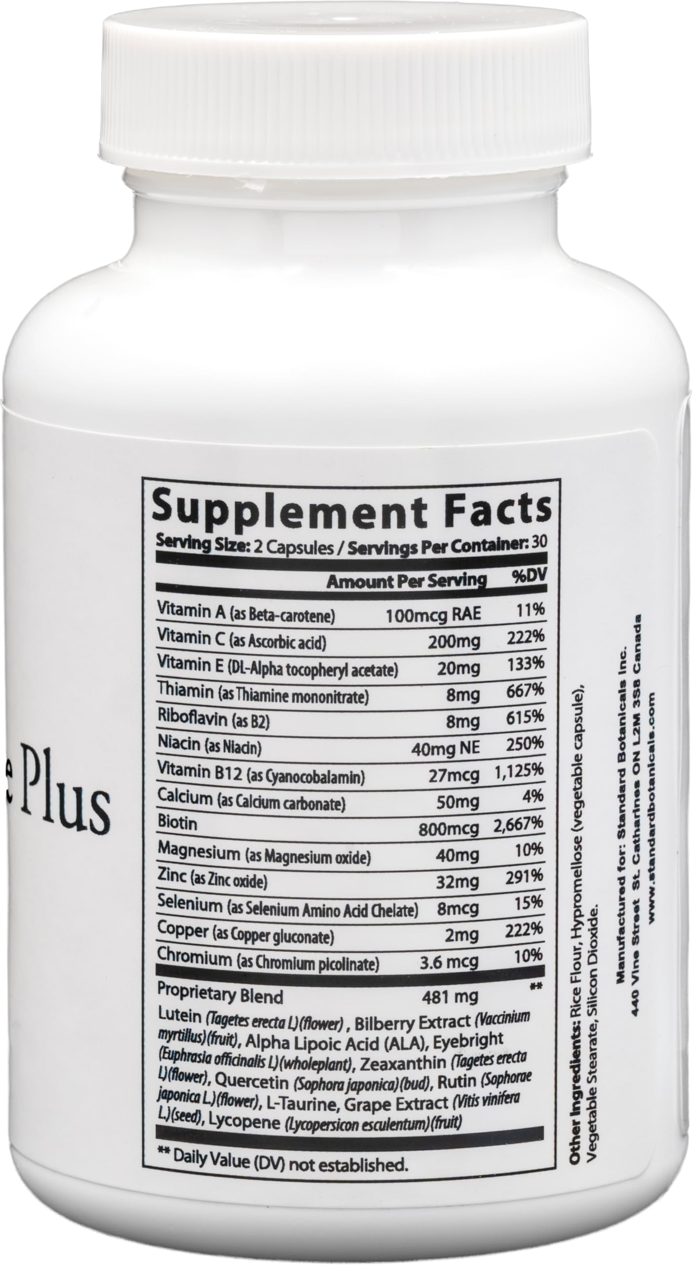 Dr's Nature & Nutrition Eye Vitamins packaging