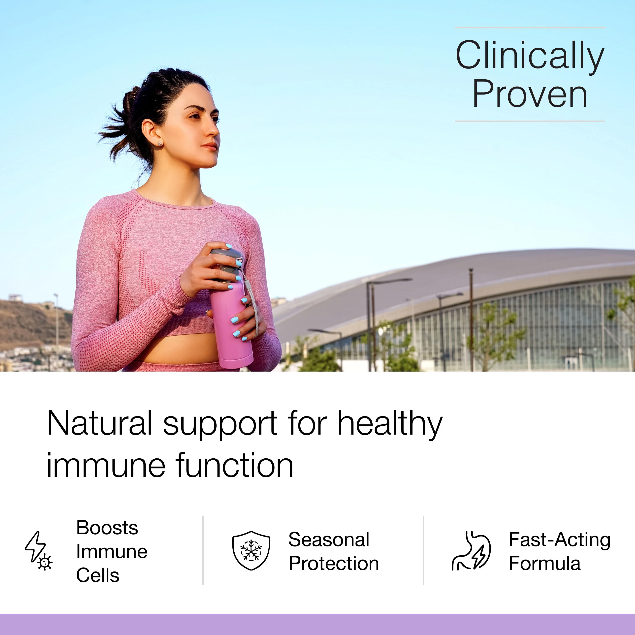 Dr. Schulze's Echinacea Plus liquid bottle side view