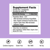 Dr. Schulze's Echinacea Plus liquid dropper with ingredients