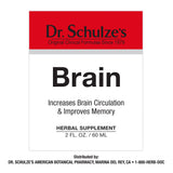 Dr. Schulze's Vegan Brain Formula Ginkgo Biloba 118g ingredients list