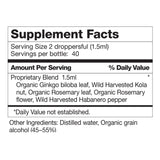 Dr. Schulze's Vegan Brain Formula Ginkgo Biloba 118g with herbs