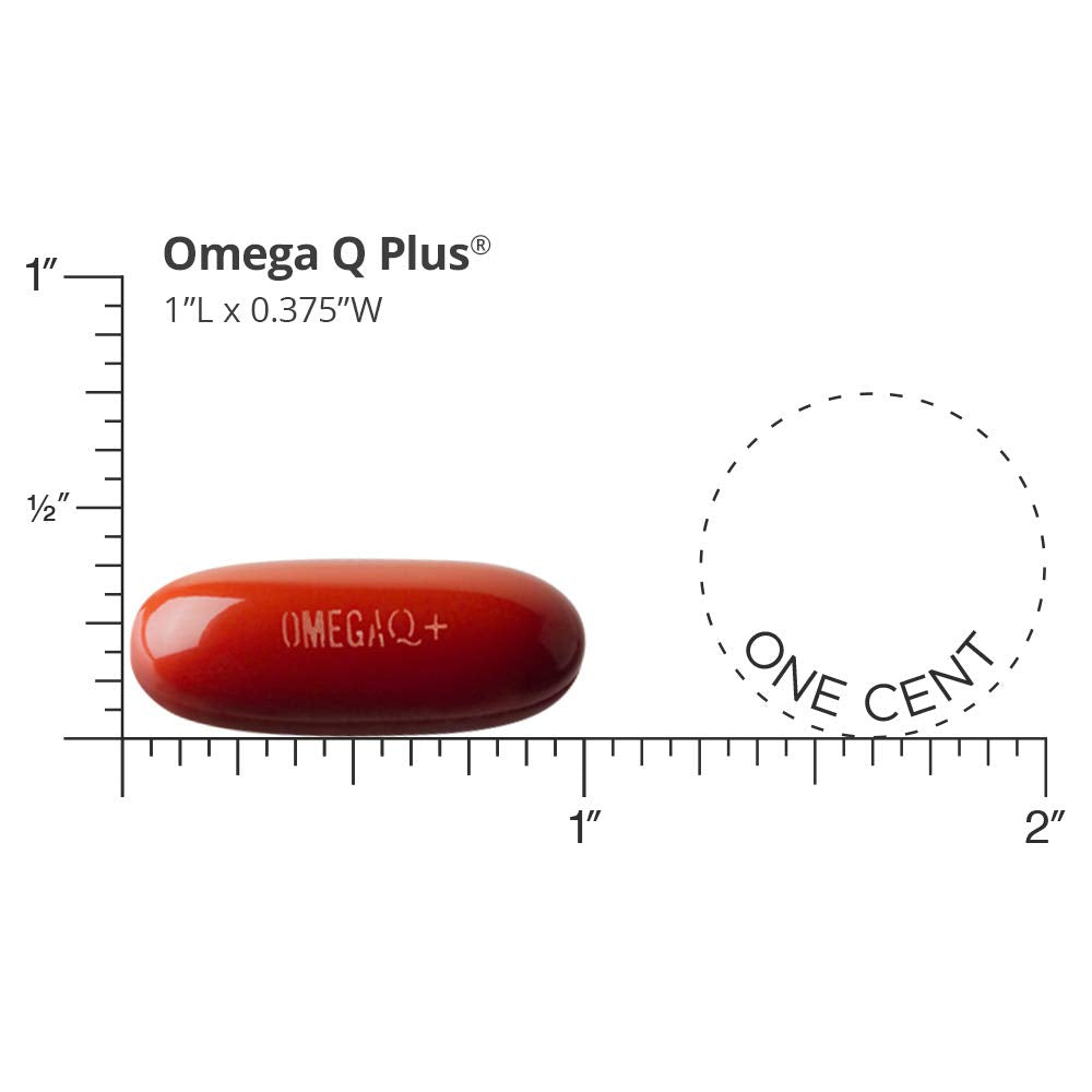 Dr. Sinatra Omega Q Plus CoQ10 50mg supplement back view