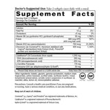 Dr. Sinatra Omega Q Plus CoQ10 50mg supplement side view