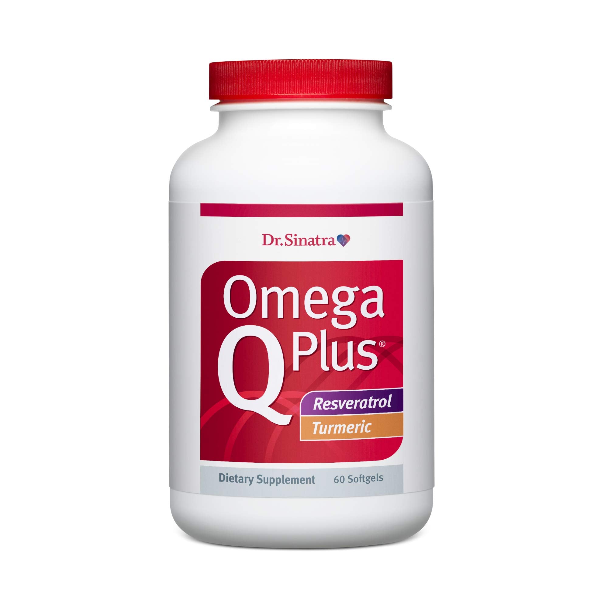Dr. Sinatra Omega Q Plus Resveratrol and Turmeric front view