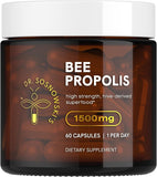 Dr Sosnowski's Bee Propolis Capsules 1500mg front view