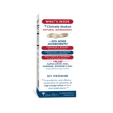 Dr. Stephanie's Extra-Strength Supplement side view showing ingredients
