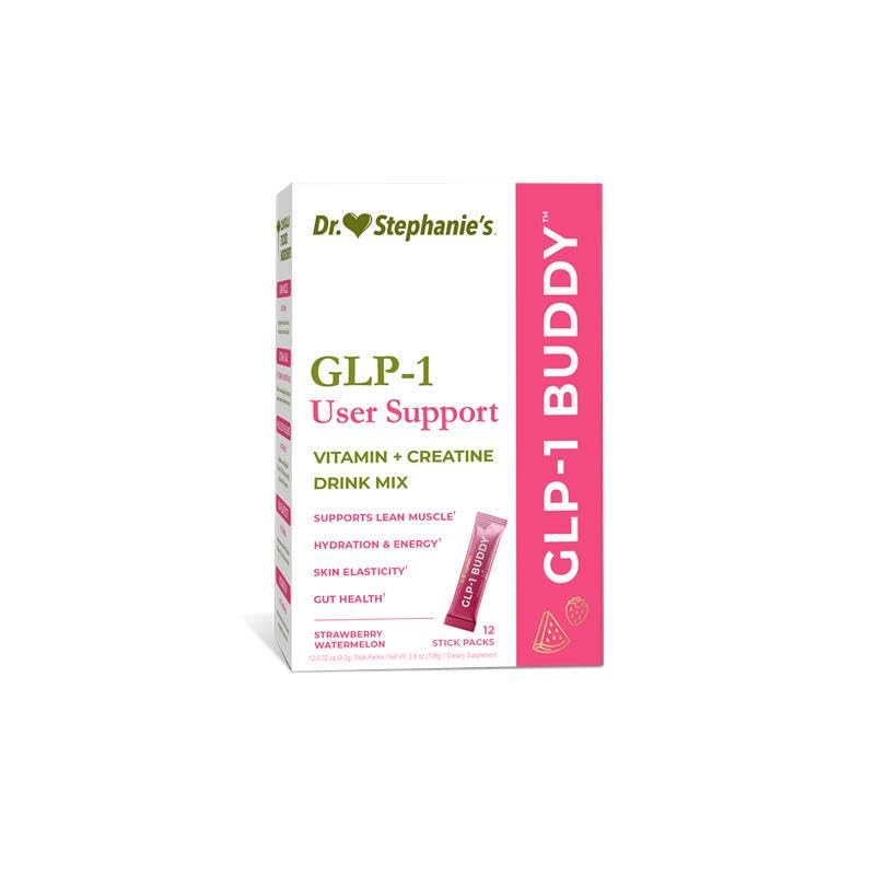Dr. Stephanie's GLP-1 Buddy Drink Mix 136g front view