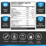 Dr. Stern daily wellness Sleep Supplement 68g vegan capsules side view