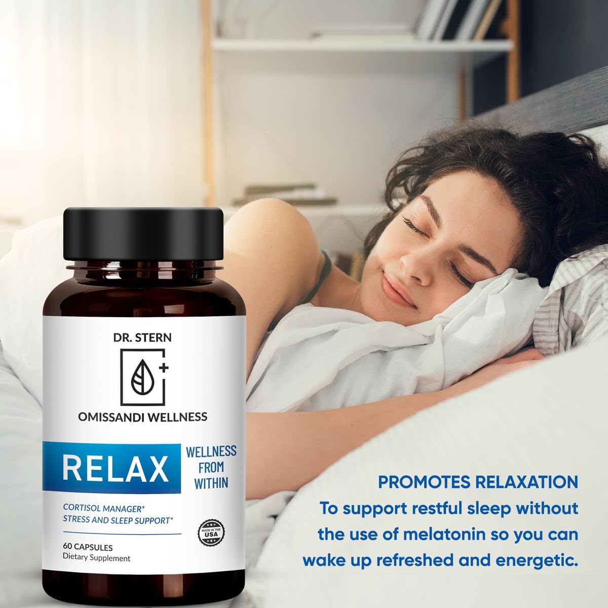 Dr. Stern daily wellness Sleep Supplement 68g vegan capsules with ingredients