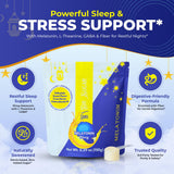 Dr Sugar Labs Sleep Aid Powder mixed in a cup of tea