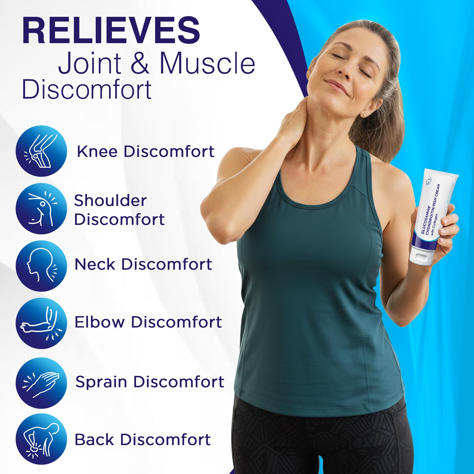 Dr. T Glucosamine Cream 120g packaging
