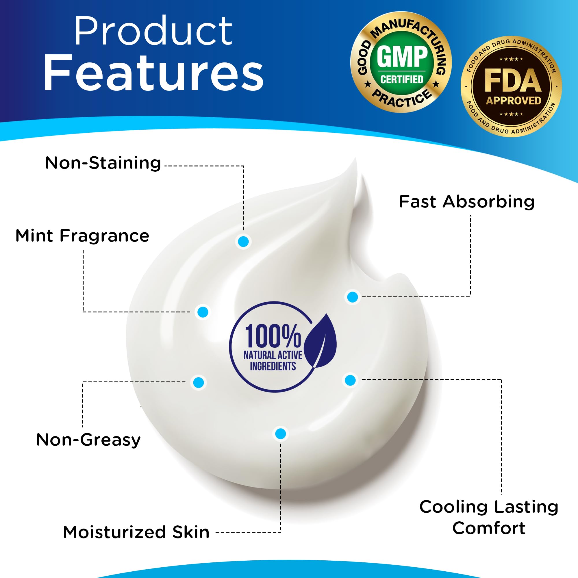 Dr. T Glucosamine Cream 120g side view