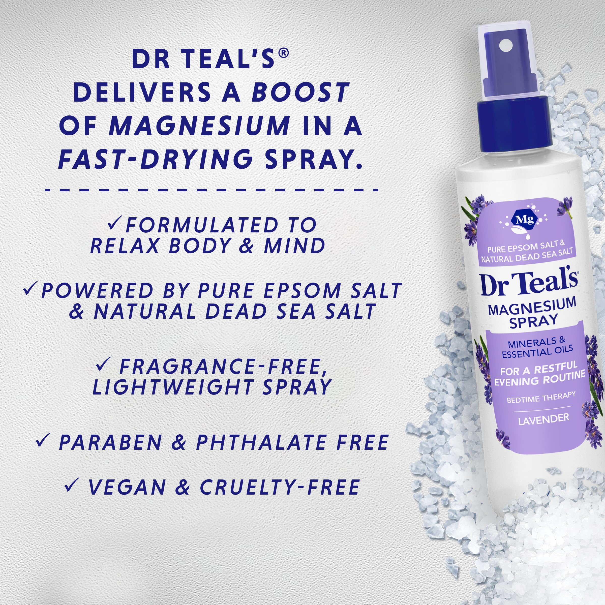 Dr Teal's Magnesium Spray 8 fl oz lifestyle scene