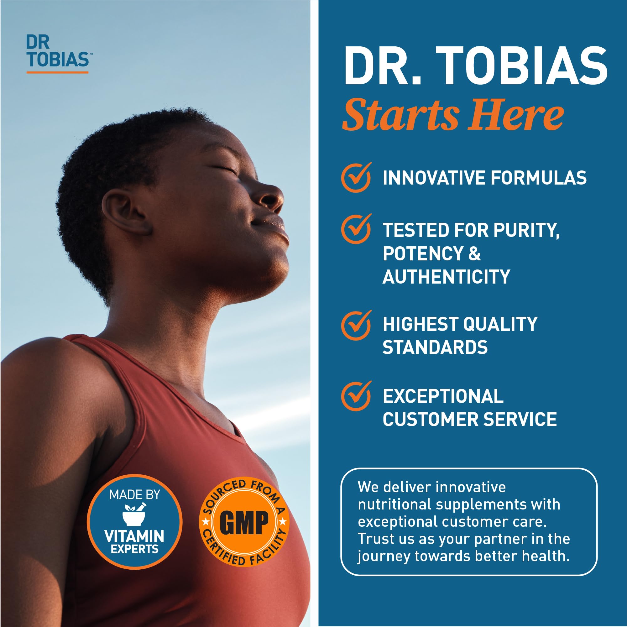 Dr. Tobias Bovine Colostrum Powder on a kitchen counter